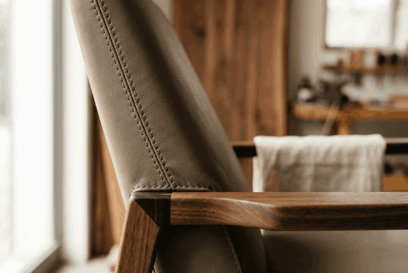Italian furniture craftsmanship detail