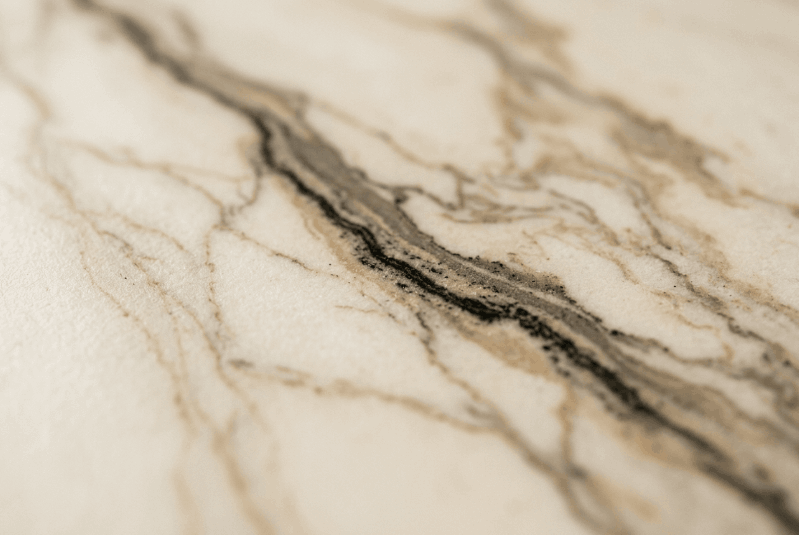 Extreme macro of Italian porcelain, veining detail